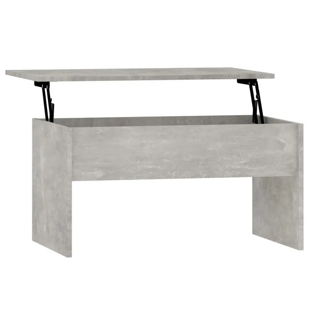 Vidaxl Konferenčný stolík betónový 80x50,5x41,5 cm spracované drevo